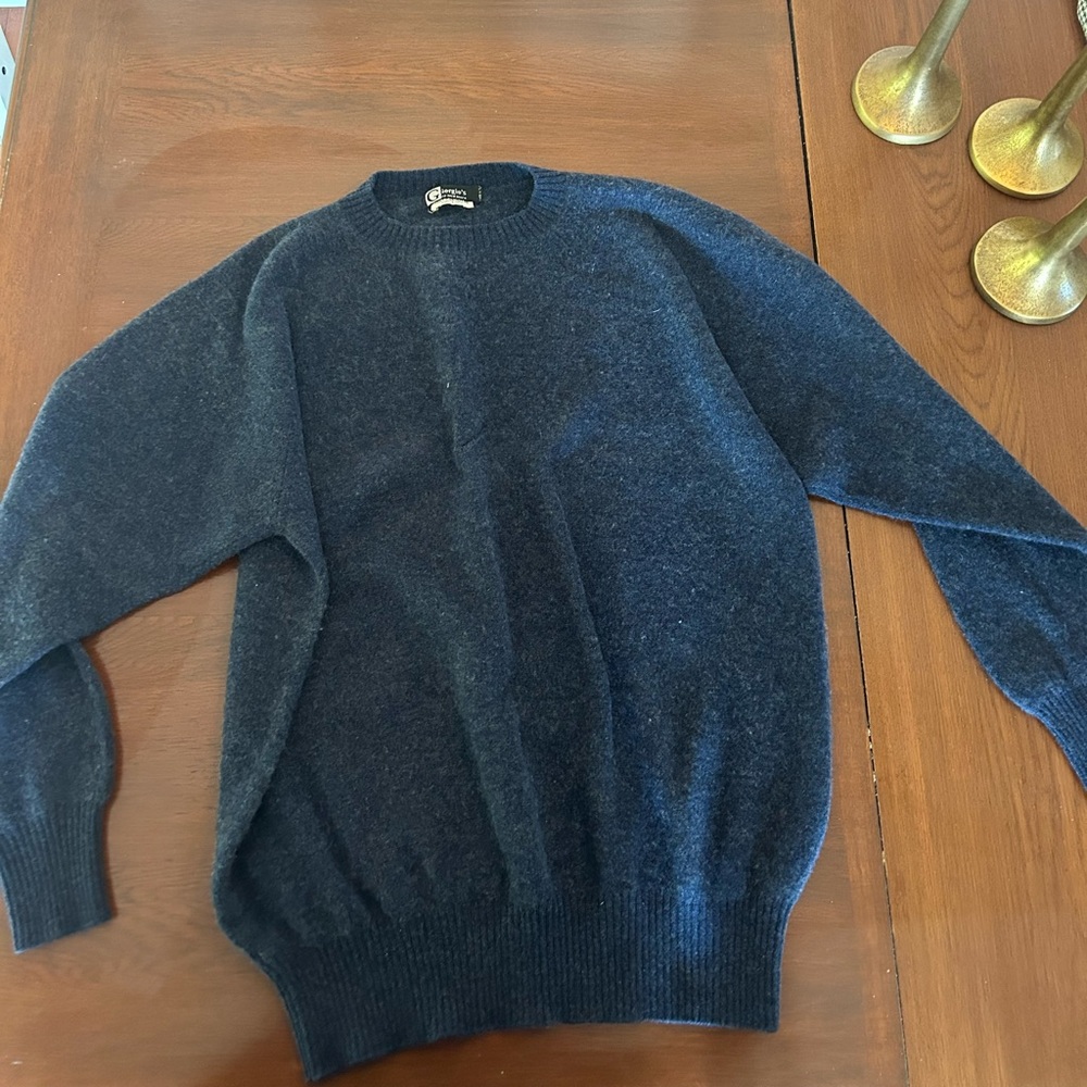 Blue cashmere sweater